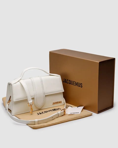 Сумка жіноча Jacquemus Le Bambino White копія 1:1
