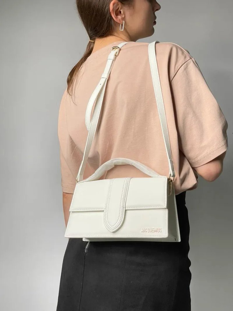 Сумка жіноча Jacquemus Le Bambino White копія 1:1 — фото 6