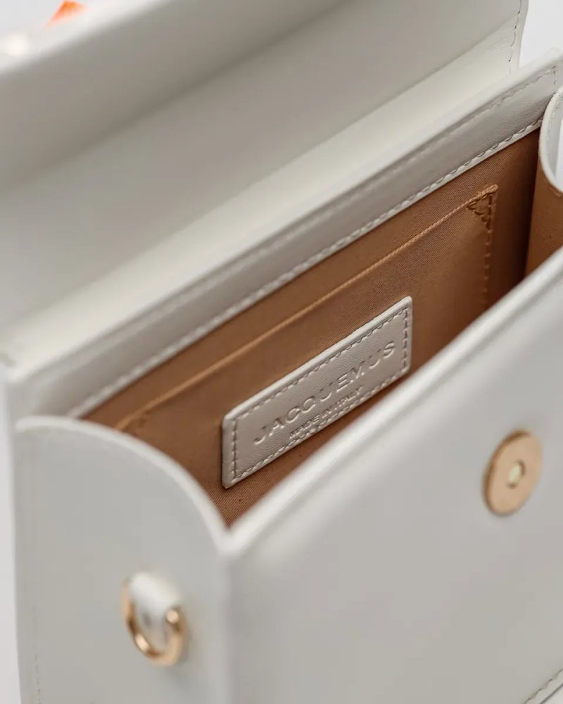 Сумка жіноча Jacquemus Le Chiquito Moyen Boucle White копія 1:1 — фото 4