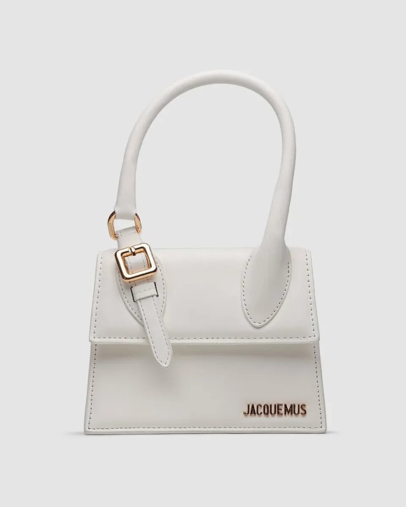 Сумка жіноча Jacquemus Le Chiquito Moyen Boucle White копія 1:1 — фото 2