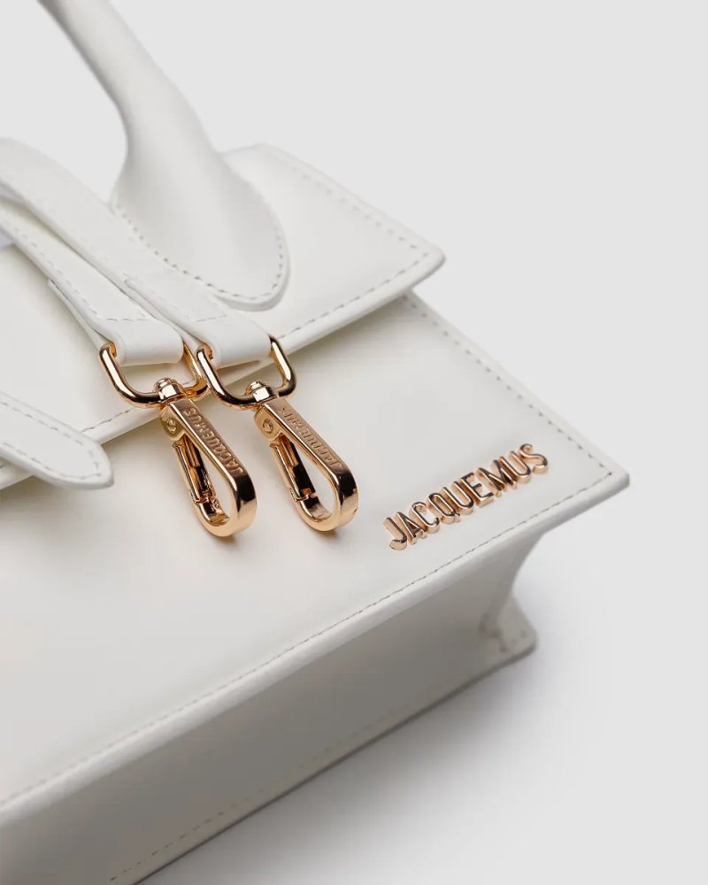 Сумка жіноча Jacquemus Le Chiquito Moyen Boucle White копія 1:1 — фото 5