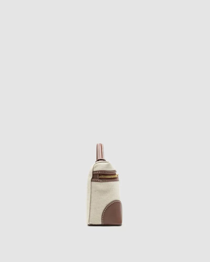 Сумка жіноча Loro Piana Extra Pocket L19 Natural/Caramel Sugar/Sun Gold копія 1:1 — фото 6