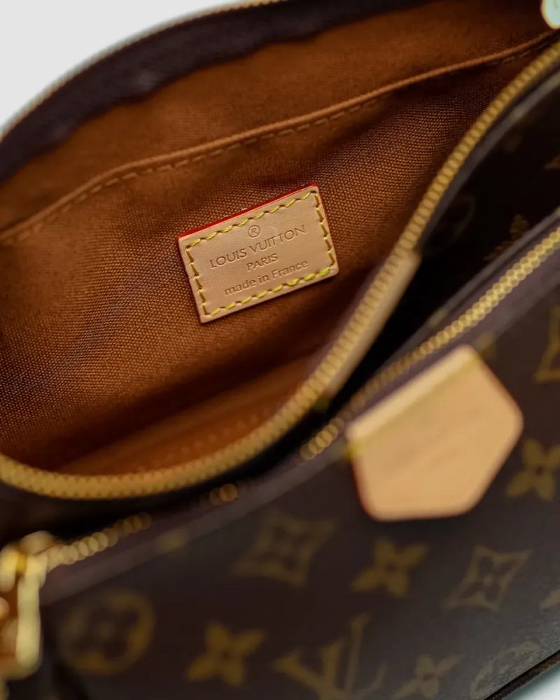 Сумка жіноча Louis Vuitton Multi Pochette Brown/Brown копія 1:1 — фото 4