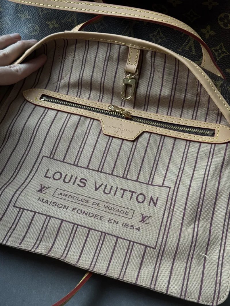 Сумка жіноча Louis Vuitton Neverfull MM Monogram Canvas копія 1:1 — фото 5