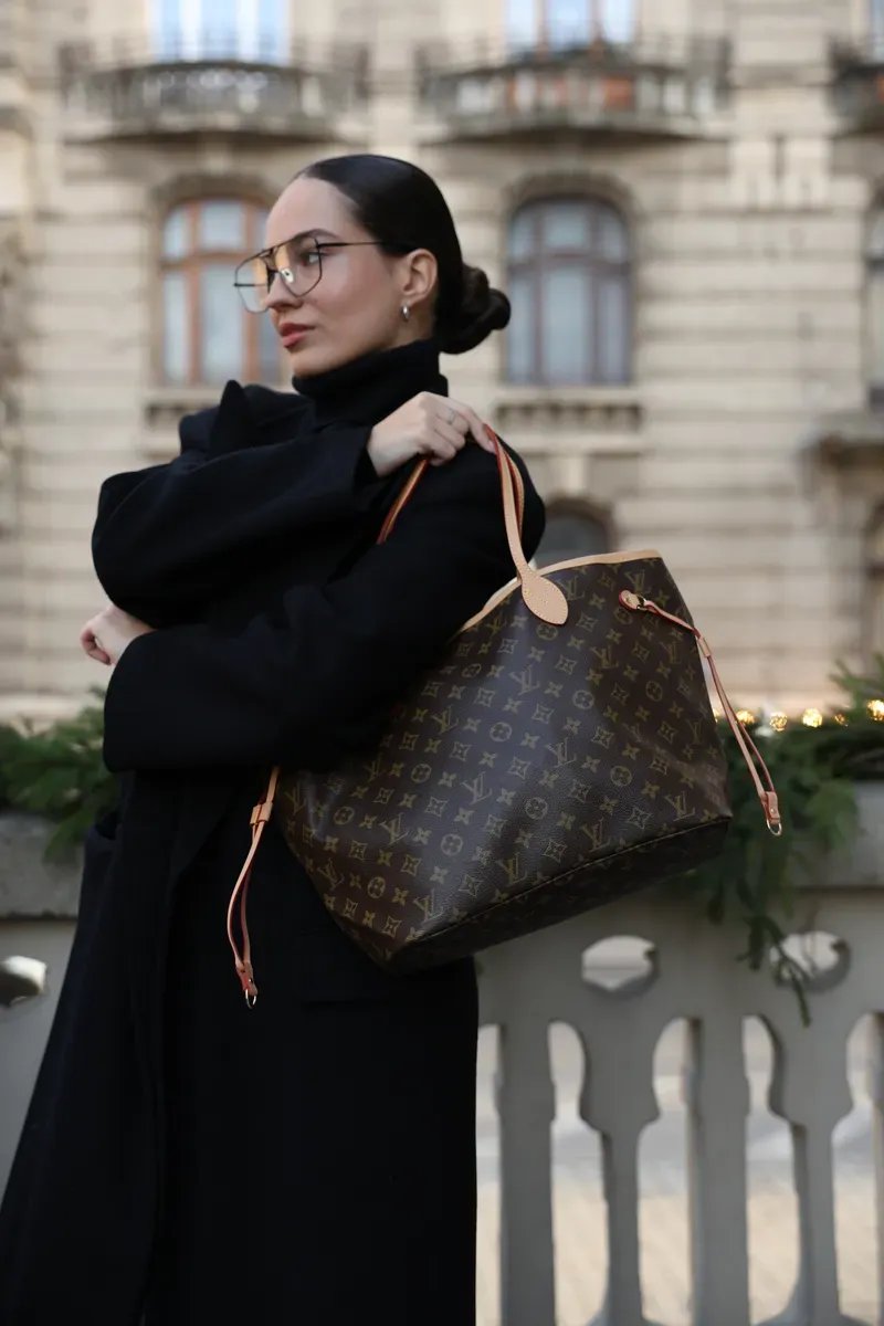 Сумка жіноча Louis Vuitton Neverfull MM Monogram Canvas копія 1:1 — фото 7