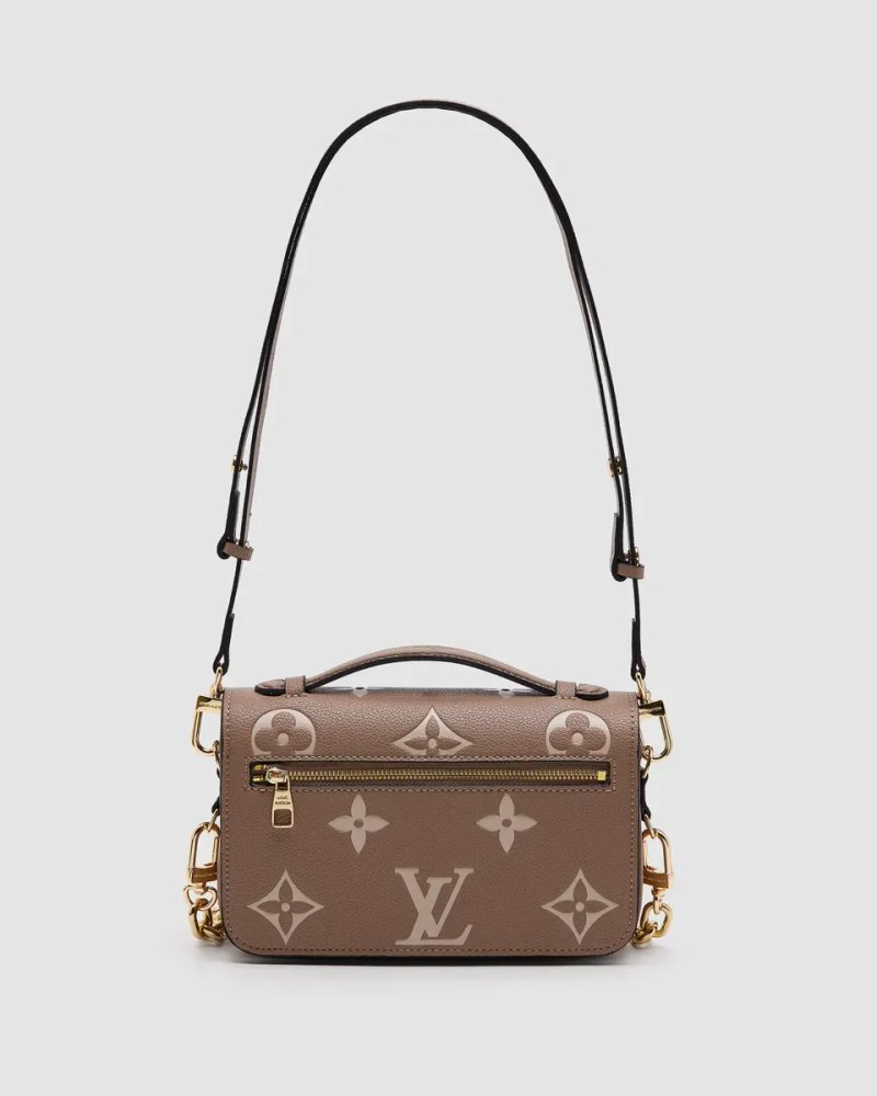 Сумка жіноча Louis Vuitton Pochette Métis East West Bag Beige копія 1:1 — фото 3