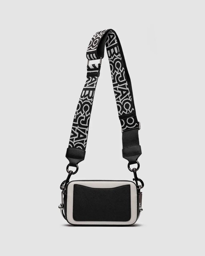 Сумка жіноча Marc Jacobs The Snapshot White/Silver копія 1:1 — фото 3