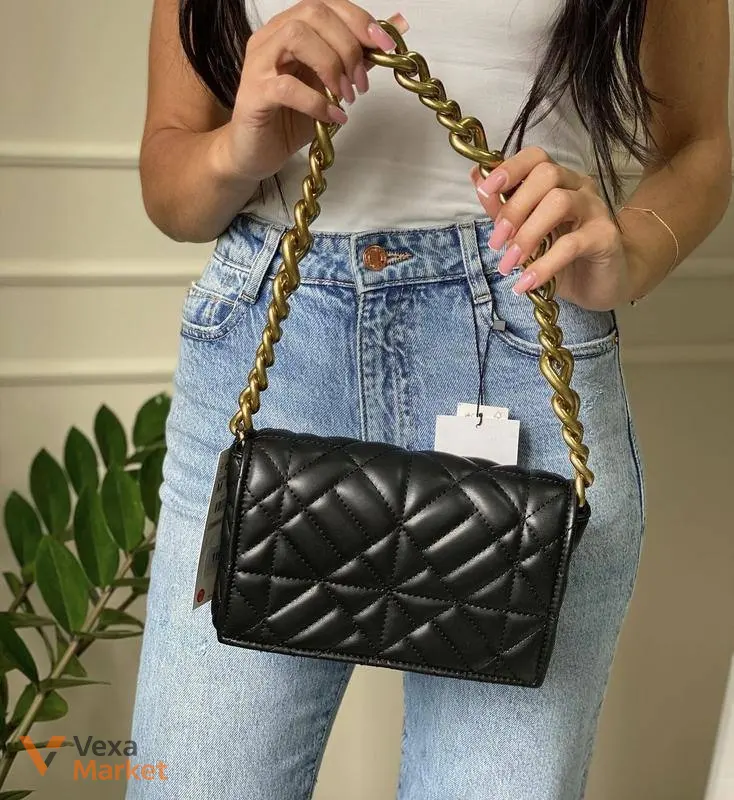 Сумка жіноча Zara чорна — фото 2