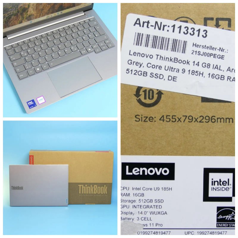 Суперпотужний Преміум Ультрабук Lenovo ThinkBook 14 G8 Потужний Топовий Флагманський процесор Найсвіжіший Intel Ultra 9 — фото 8