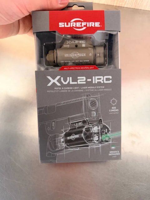 SureFire XVL2-IRC WeaponLight Pistol & Carbine Light / Laser Module System ліхтар тактичний для зброї лазер новий оригінал з США в наявності в Києві