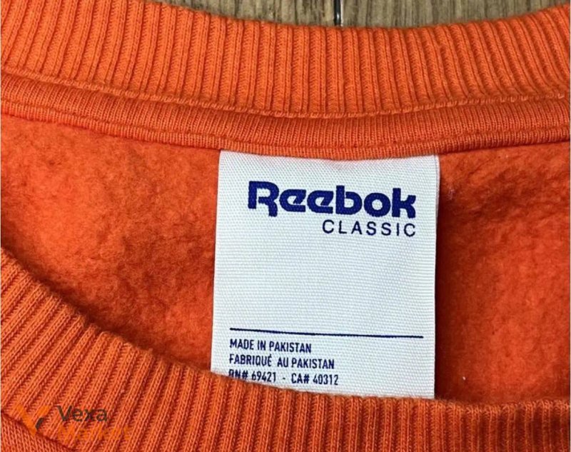 Світшот Reebok Classic помаранчевий розмір S — фото 2