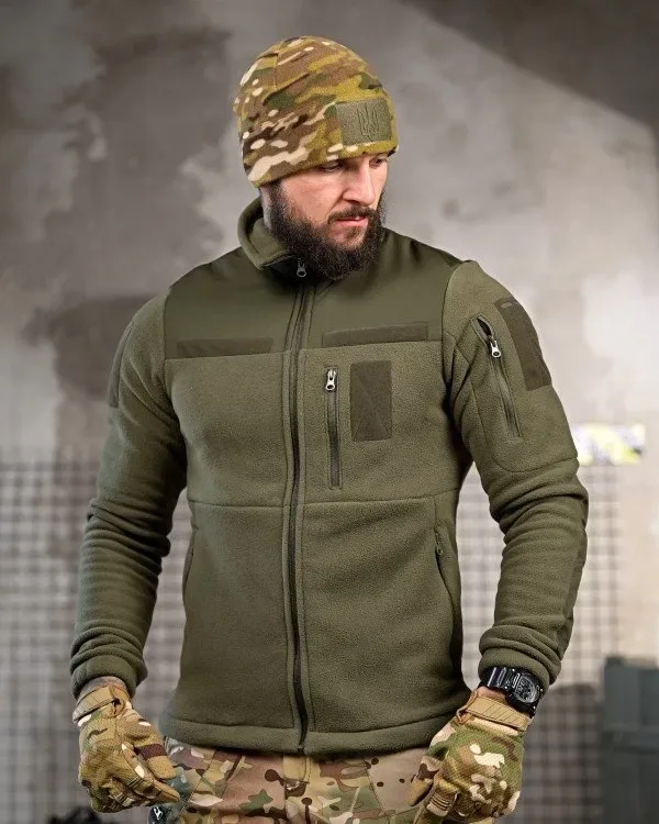 Тактичний костюм мультикам DOMINATION великий військовий набір речей 6 в 1 Куртка + штани + фліска + пояс + перчатки + шапка Мультикам — фото 4