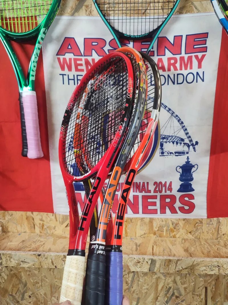 Тенісні ракетки Wilson Head Babolat Yonex Technfibre Prince Dunlop — фото 8