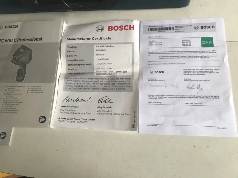 Тепловізор,тепловізійна камера Bosch GTC 600 C Professional з Англії — фото 7