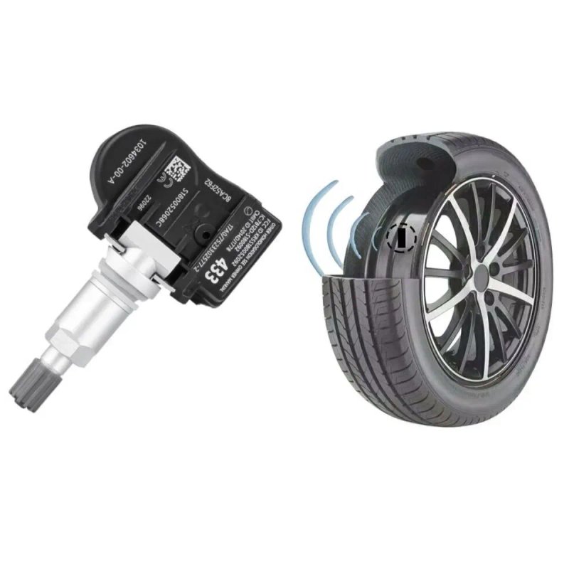 Tesla Model S X 3 Y Датчик тиску давления в шинах Bluetooth 433  MHz TPMS 103462-00-C — фото 3