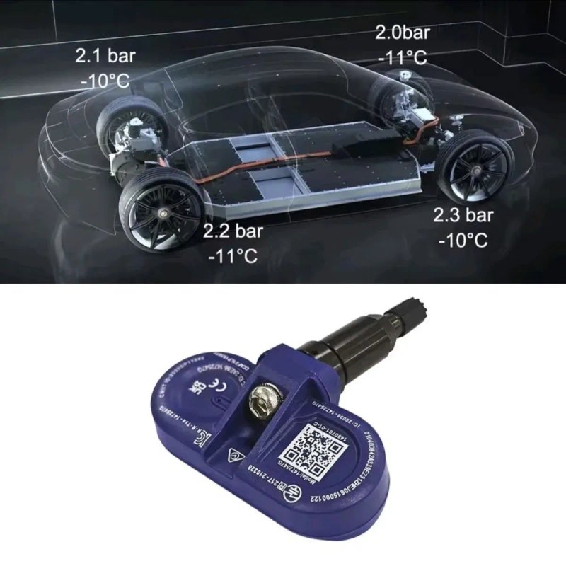 Tesla Model S X 3 Y Датчик тиску давления в шинах Bluetooth 433  MHz TPMS 103462-00-C — фото 5