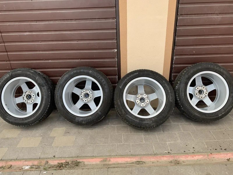 Титани Р 18 на зимовій гумі VW Touareg Audi Q7 Cayene S 5*130 Original — фото 7