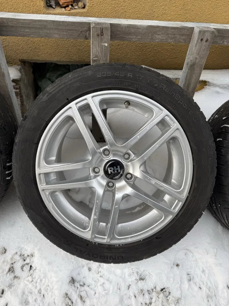 Титани RH R17 5x112 з Резиною 235/45/R17 (Volkswagen, Audi, Skoda…) — фото 4