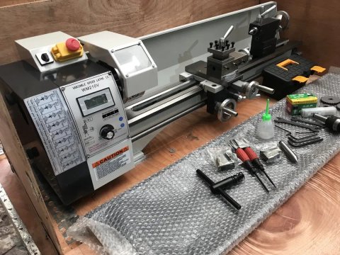 Токарний верстат ARDOTECH WM210V*400 1100W (вал 14 мм), 38мм ТВ