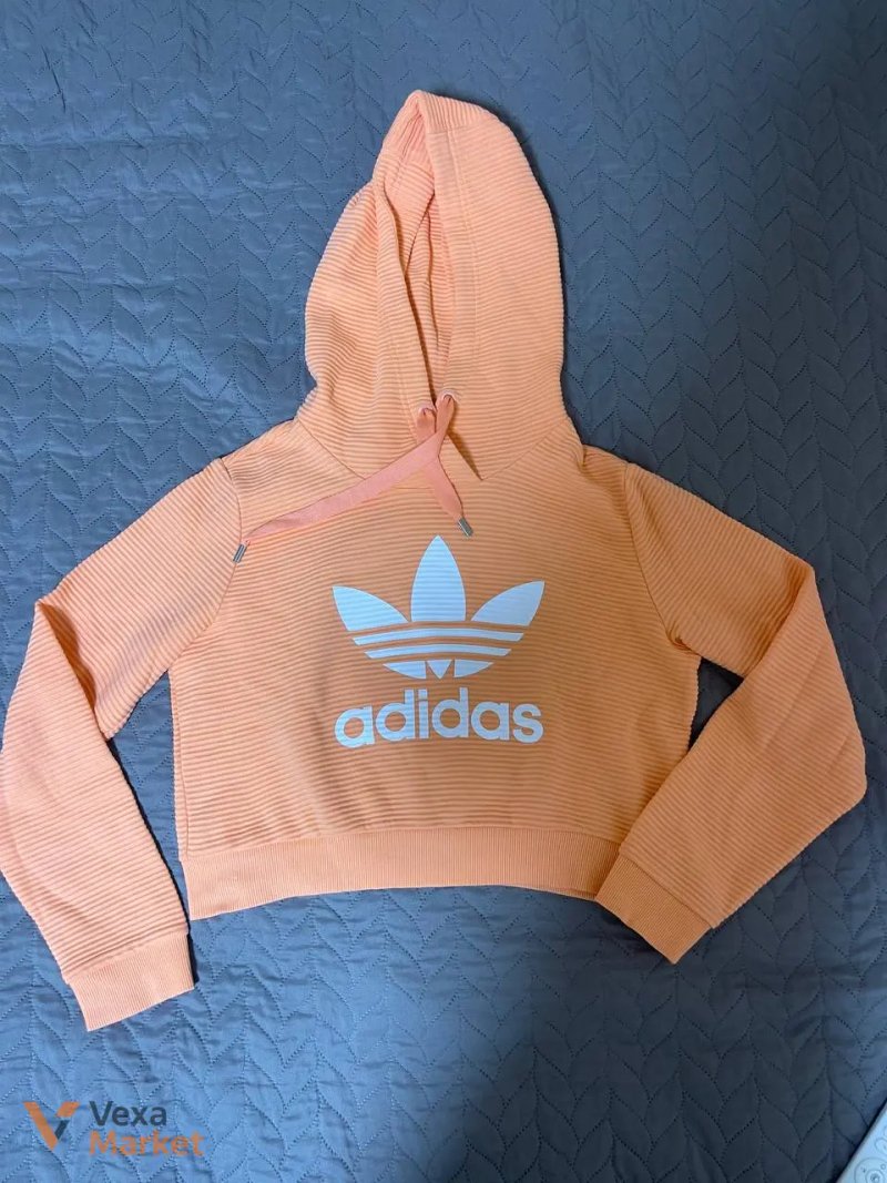 Толстовка adidas жіноча S/M помаранчева — фото 2