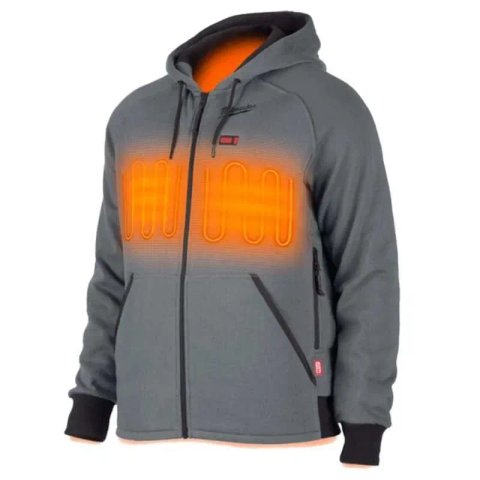 Толстовка з підігрівом Milwaukee M12 HHGREY4-0 S, M, L, XL, XXL
