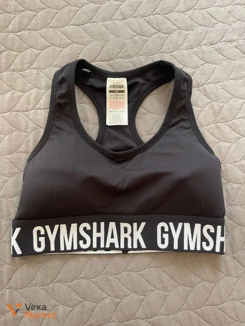 Топ спортивний Gymshark чорний розмір XS з чашками