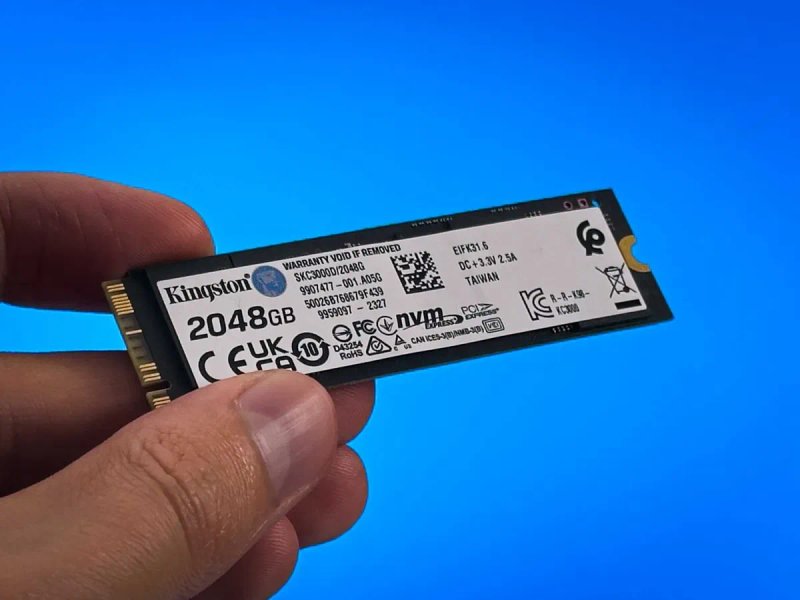 Топ SSD - ідеальний стан! 2TB Kingston KC3000 TLC DRAM 100% NVMe PCIe 4.0 7000MB/s — фото 2
