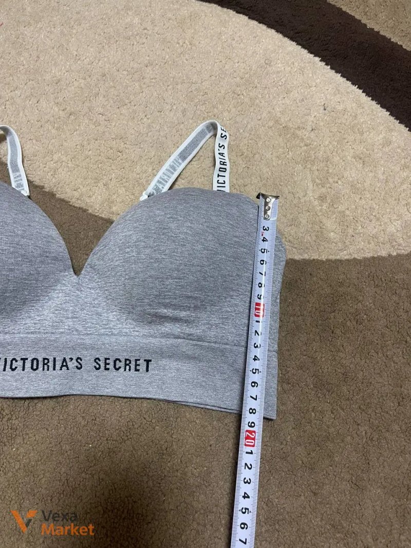 Топ Victoria's Secret сірий розмір L — фото 4