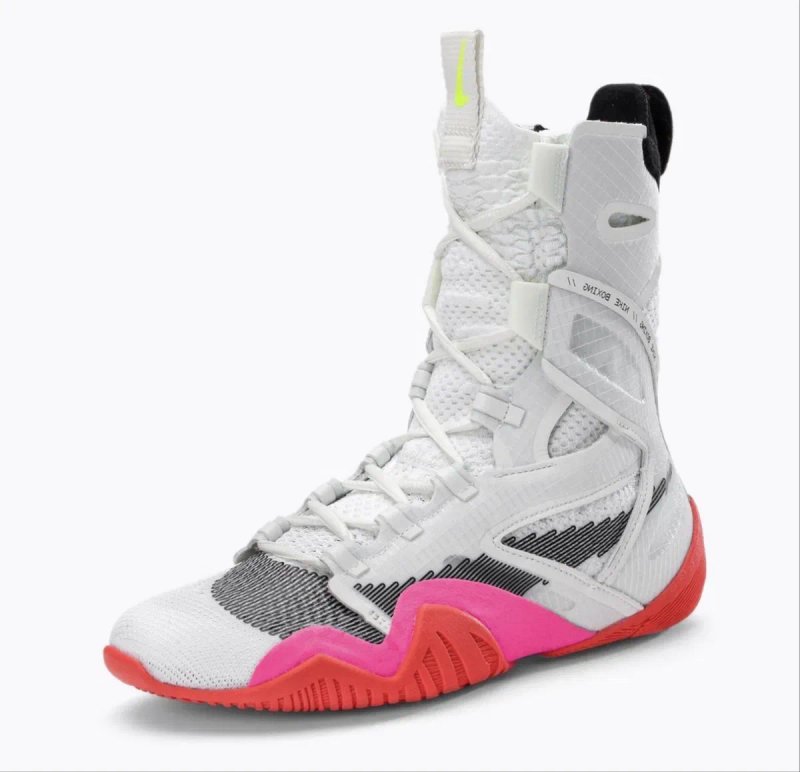ТОПОВА ЯКІСТЬ ‼️Боксерки Nike HyperKO 2 White/Pink/Blue (Білі) nike Hyperko 2 bubl gum,найк боксерки для чоловічіків,найк бокскреки мужские ,найк хайп — фото 3