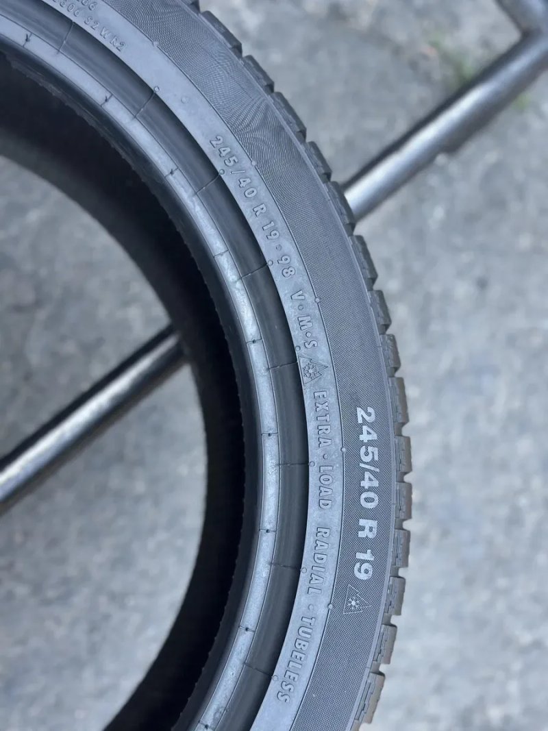 Топові шини‼️Continental ContiWinterContact TS830P 98V 245/40 r19 7.6мм 2025рік‼️Зимові шини — фото 6