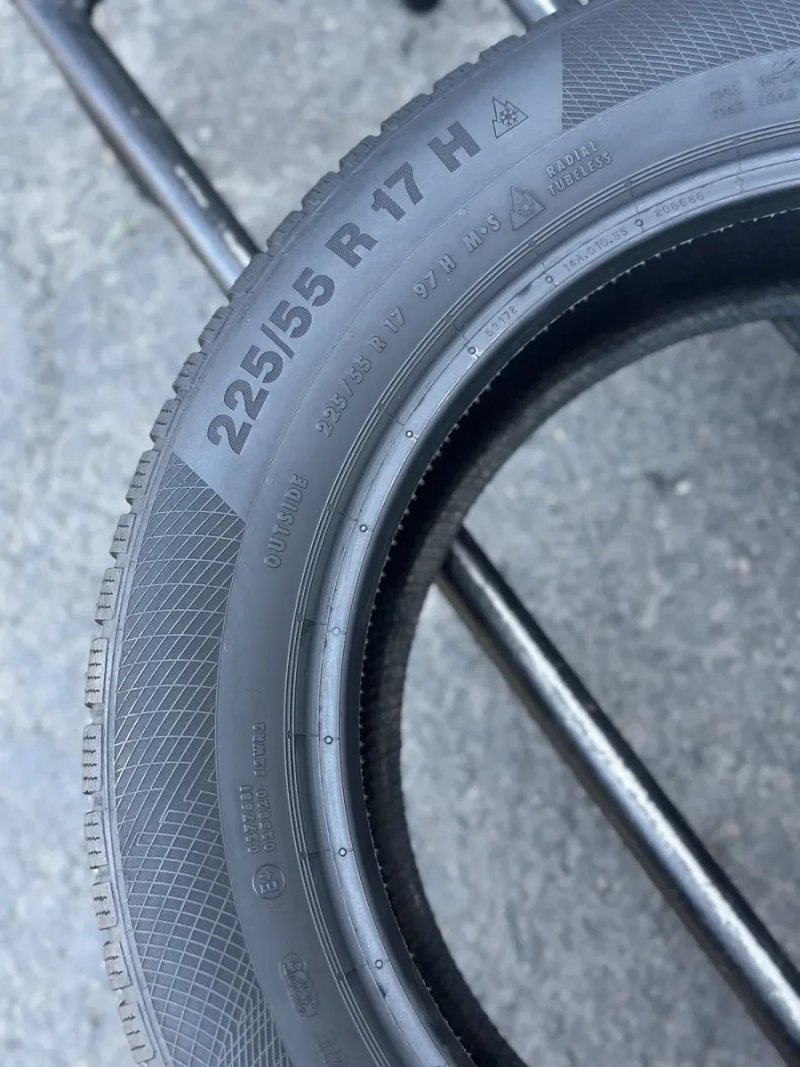 Топові шини‼️Continental WinterContact TS850P 97H 225/55 r17  7.3мм 2025рік‼️ Зимові шини — фото 6