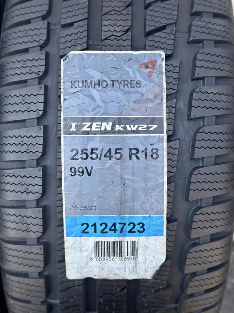 Топові шини‼️Kumho I*Zen kw27 99V 255/45 r18 ‼️Нові — фото 3