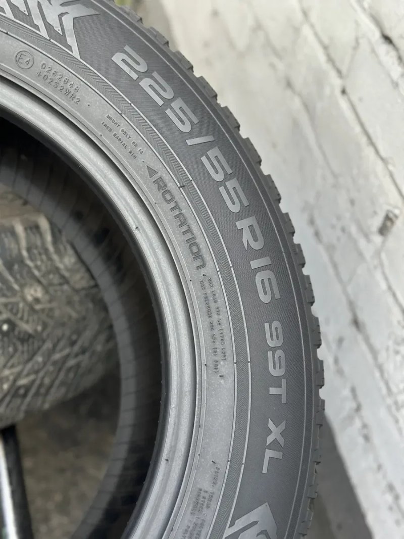 Топові шини‼️Nokian Hakkapeliitta8 99T 225/55 r16 7.9мм 2025рік‼️ Зимові шини — фото 4