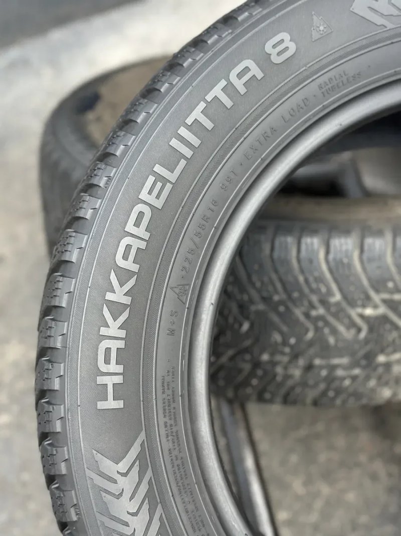Топові шини‼️Nokian Hakkapeliitta8 99T 225/55 r16 7.9мм 2025рік‼️ Зимові шини — фото 6