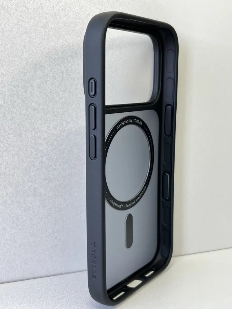 TORRAS Stronger Magnetic MagSafe чохол для iPhone 17/17 Pro/17 Pro Max/18 Pro/18 Pro Max протиударний , матовий,прозорий — фото 7