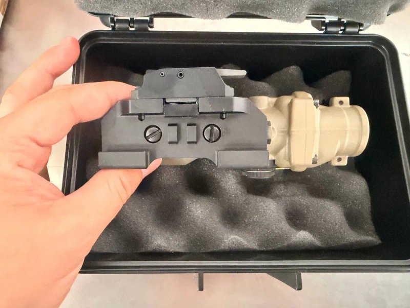 Trijicon ACOG 4x32 Scope FDE with RMR Type 2 новий коліматор оригінал США Київ в наявності трітій зелений Green Dot Made is USA — фото 3