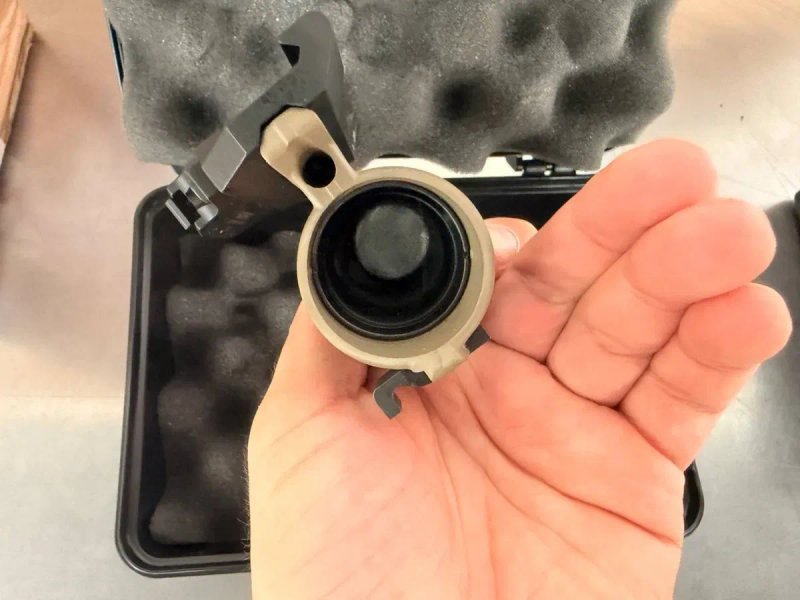 Trijicon ACOG 4x32 Scope FDE with RMR Type 2 новий коліматор оригінал США Київ в наявності трітій зелений Green Dot Made is USA — фото 4