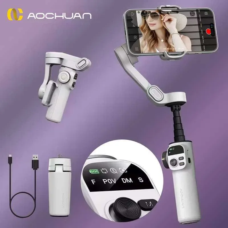 Триосьовий стабілізатор AOCHUAN SMART X2 з висувним штативом!!! — фото 5
