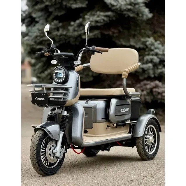 ‼️Трицикл Корсо 1200 Вт /72 v 28 ah ПОТУЖНИЙ -Тяговий до 250-300 кг ‼️ — фото 2