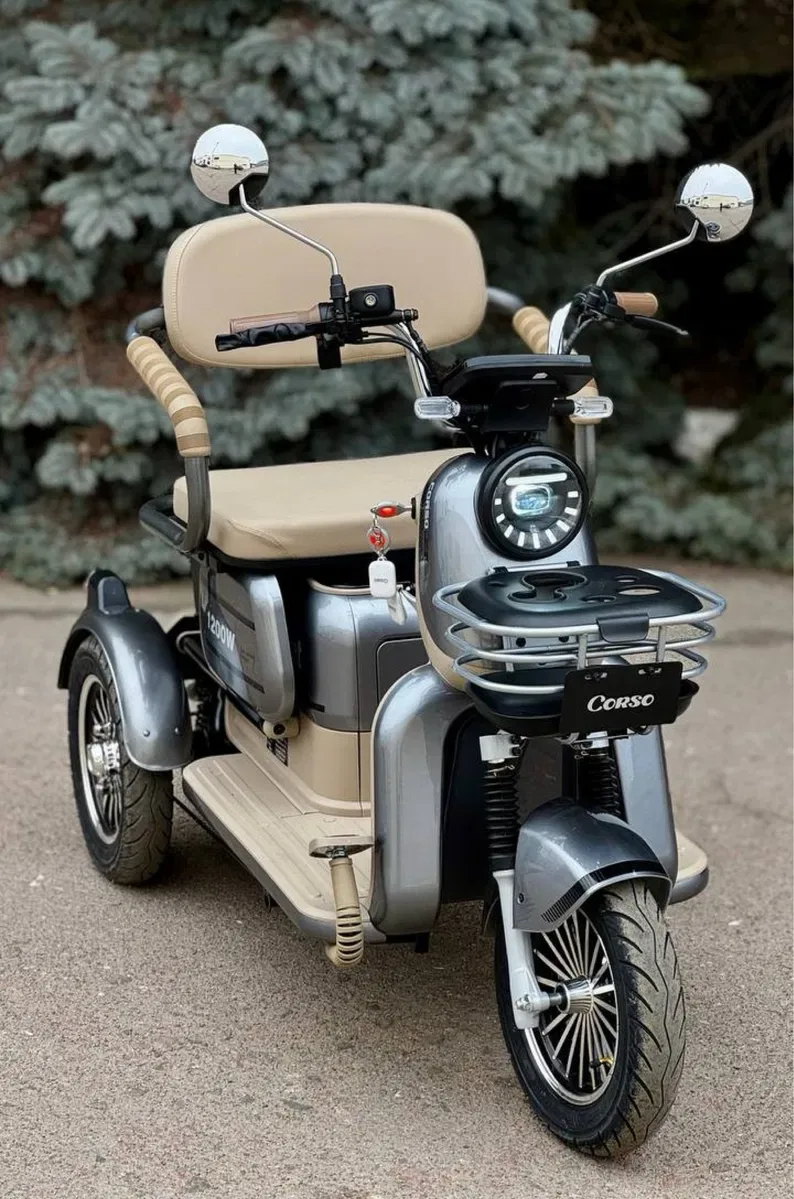 ‼️Трицикл Корсо 1200 Вт /72 v 28 ah ПОТУЖНИЙ -Тяговий до 250-300 кг ‼️ — фото 4