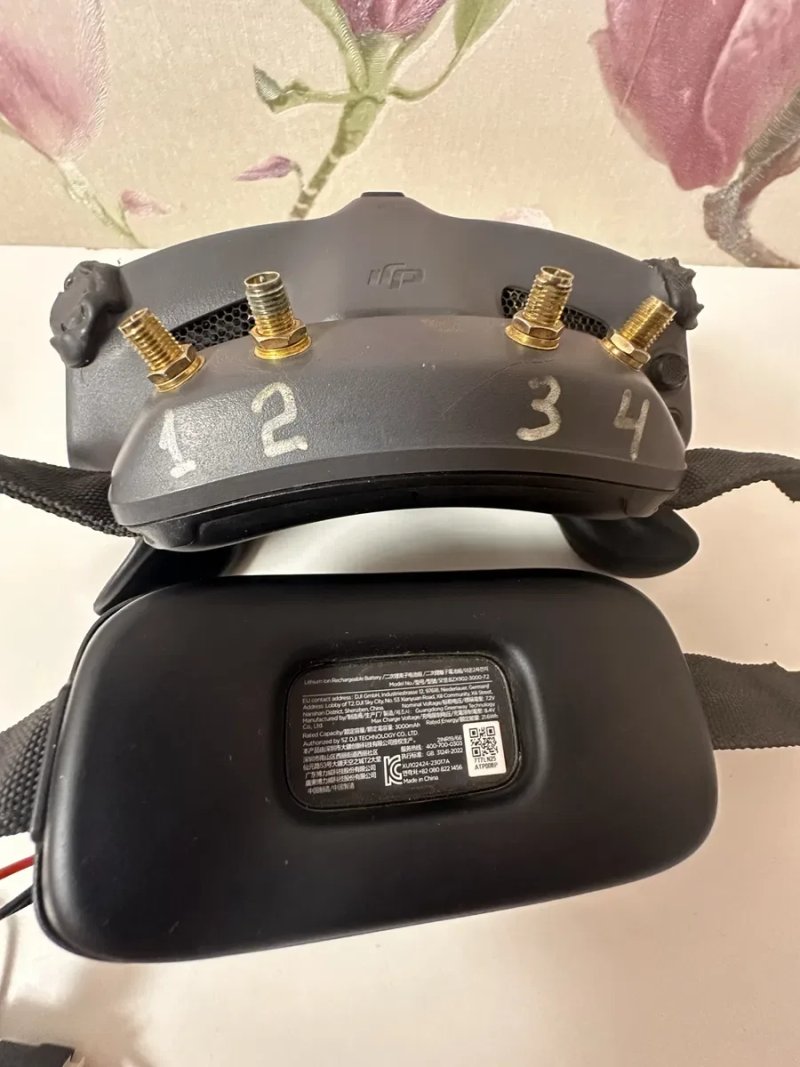 Цифровые FPV-очки DJI Goggles 3 (зроблені під виносну антенну) — фото 3