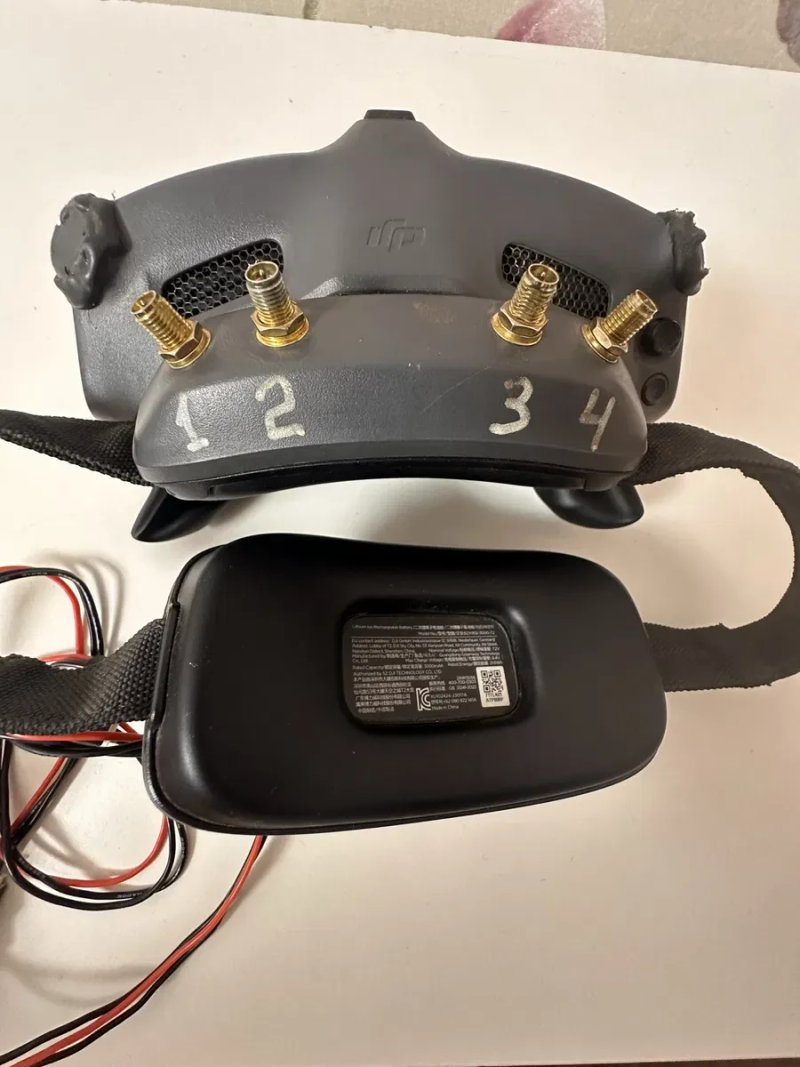 Цифровые FPV-очки DJI Goggles 3 (зроблені під виносну антенну) — фото 4