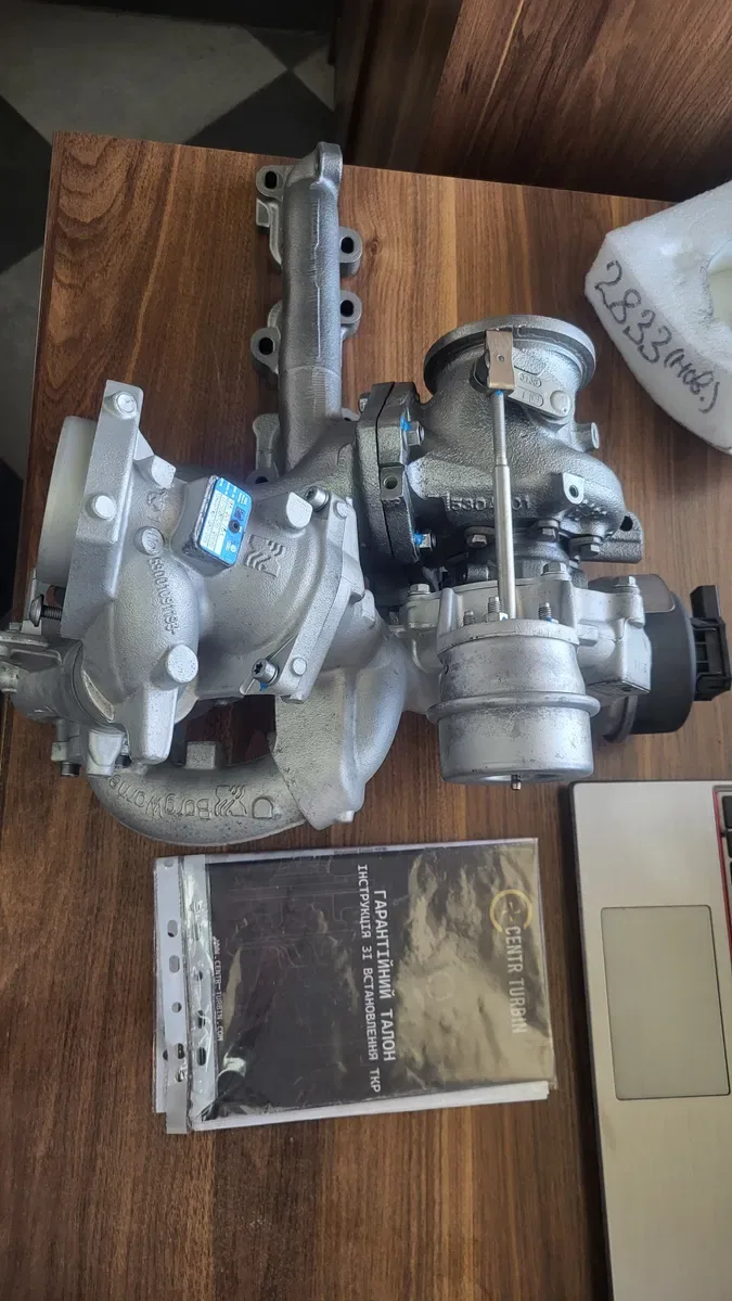 Турбіна БИ Турбина Bi-Turbo Volkswagen Crafter 2.0 Крафтер 03L145715B — фото 2