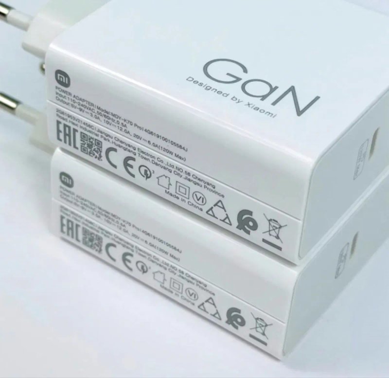 Турбо зарядка Xiaomi 90W + кабель 6А Зарядка ксиоми 35 67 120 ват — фото 5