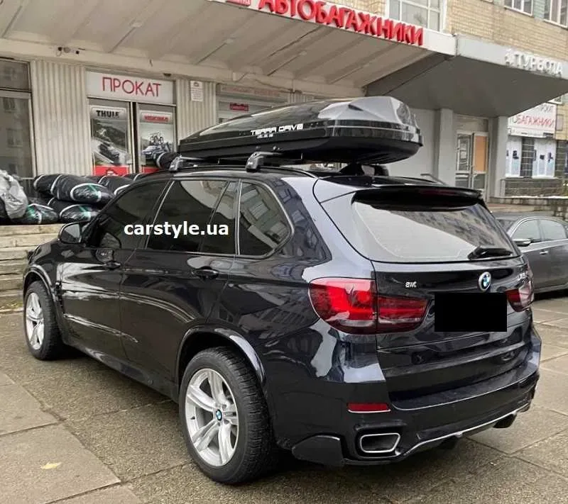 Turtle багажник BMW невиступаючий на дах автомобіля Air2 Air3 на Х1-X7 1-5 Series модельні кузов F15 F16 G05 G06 G07 F85 F95 — фото 6