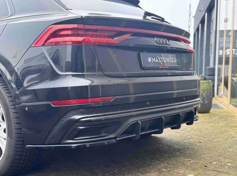 Тюнинг Audi Q8 S-line (18-23) обвес губа пороги дифузор спойлер — фото 6