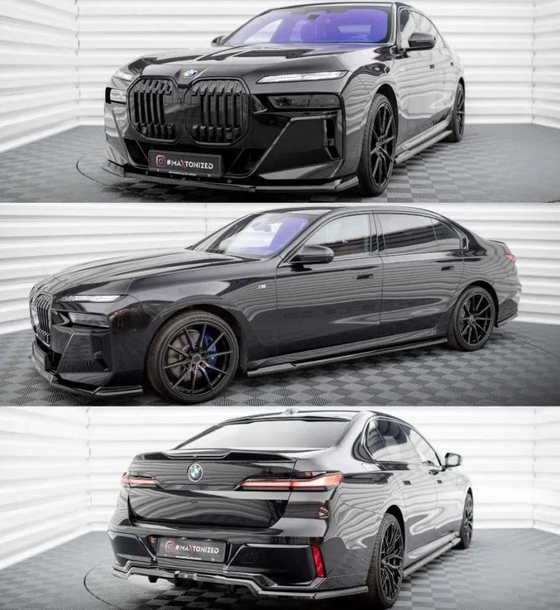 Тюнинг BMW 7 i7 G70 M-Sport обвес губа юбка сплиттер диффузор спойлер — фото 8