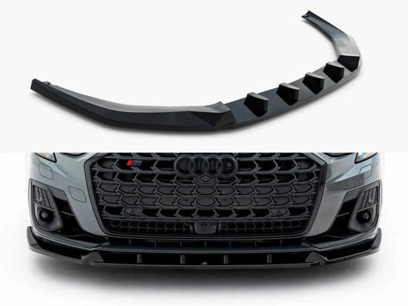 Тюнінг обвіс Audi S8 D5 рест \ A8 D5 S-line (2021+) губа сплиттер пороги диффузор спойлер — фото 2