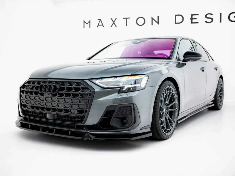 Тюнінг обвіс Audi S8 D5 рест \ A8 D5 S-line (2021+) губа сплиттер пороги диффузор спойлер — фото 7