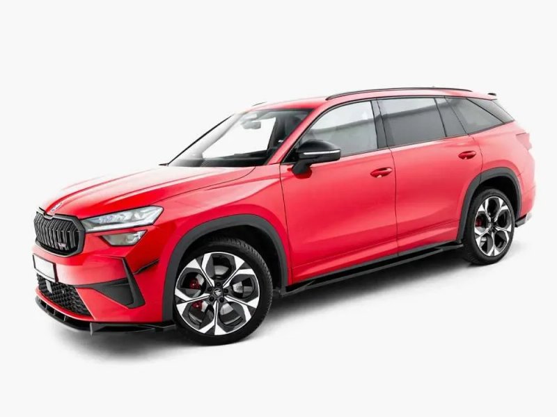 Тюнінг Skoda Kodiaq RS (2024+) обвіс губа сплітер пороги дифузор спойлер — фото 5